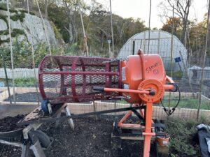 Bike powered compost