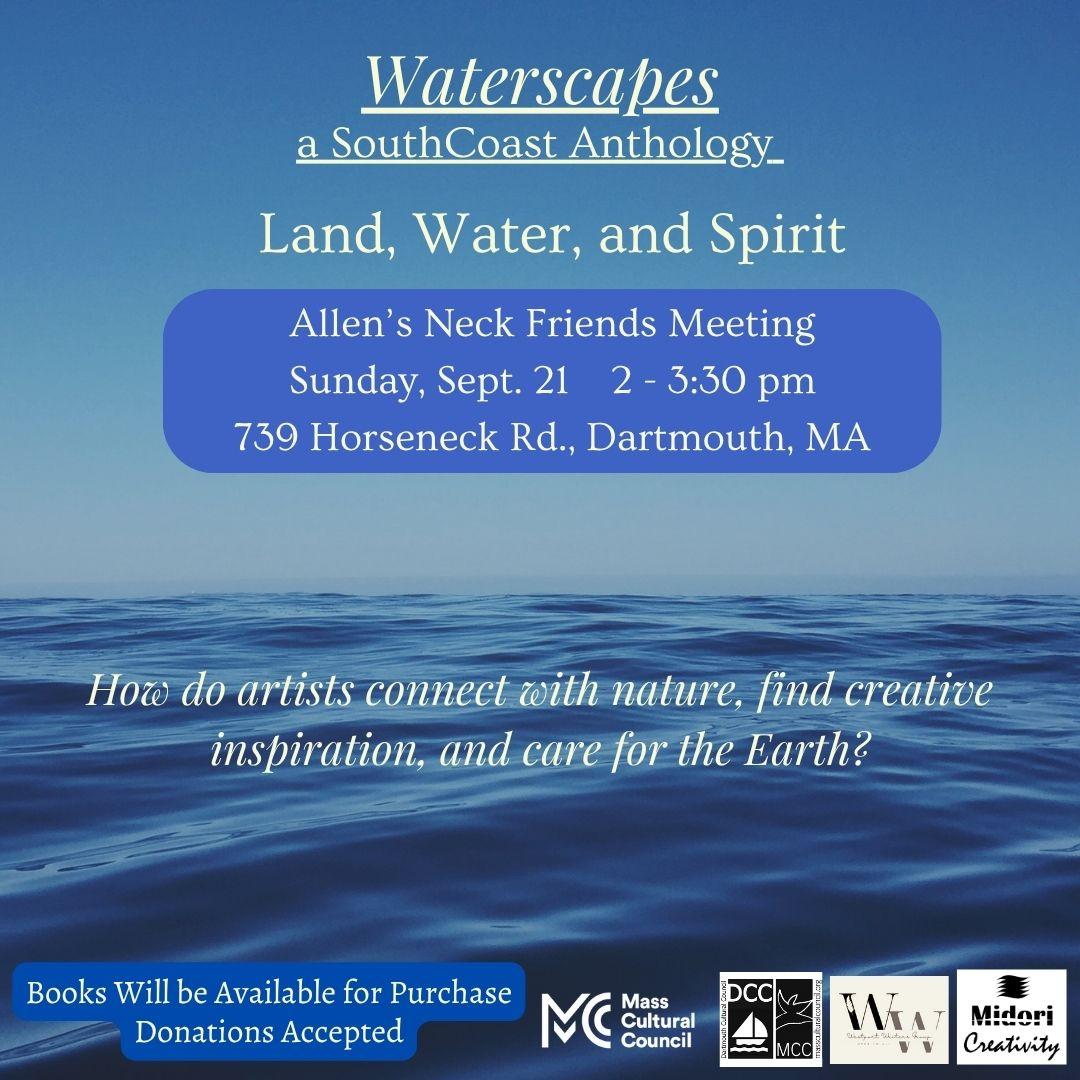 Social media square for Land, Water and Spirit reading