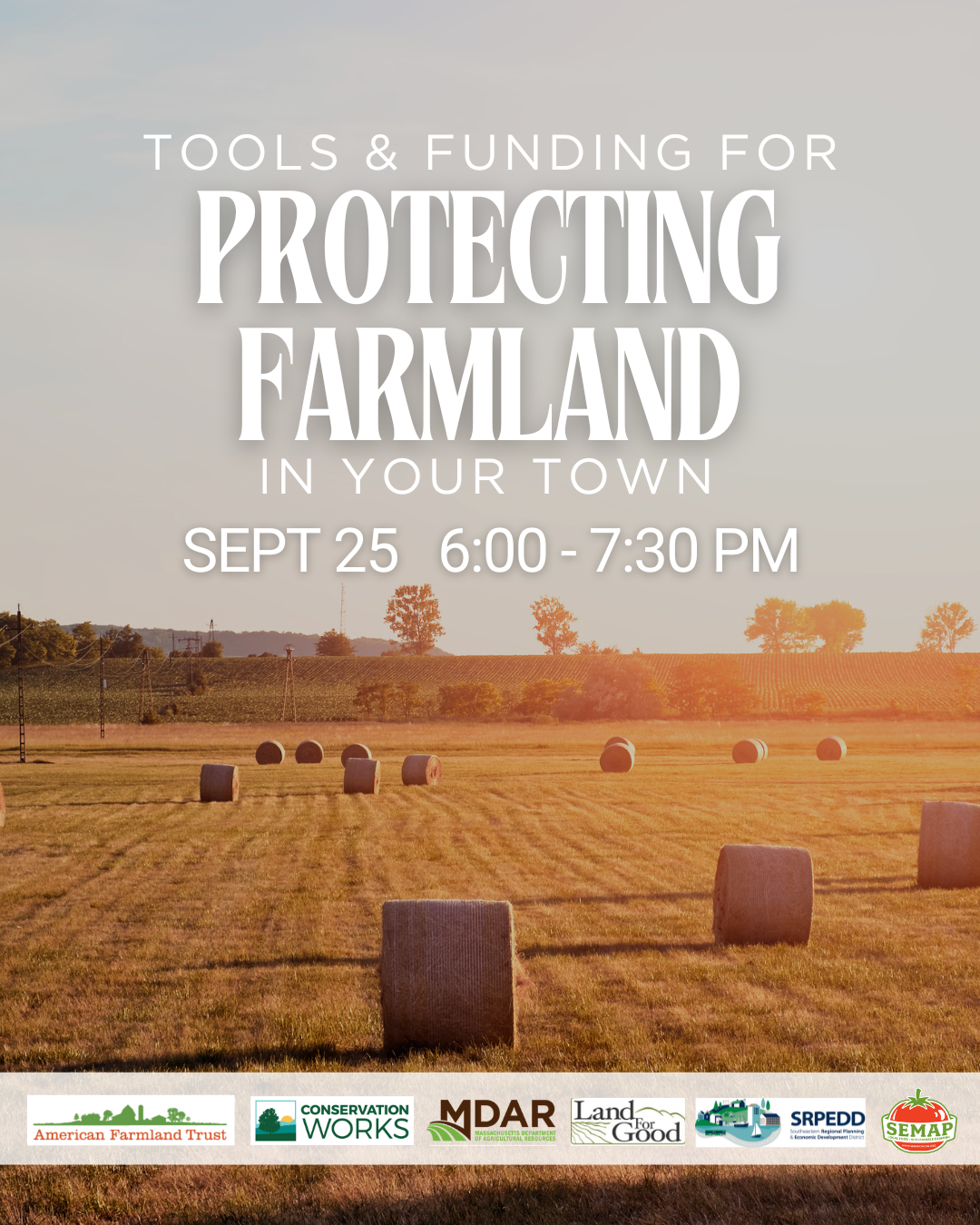 Instagram graphic for protecting farmland in your town