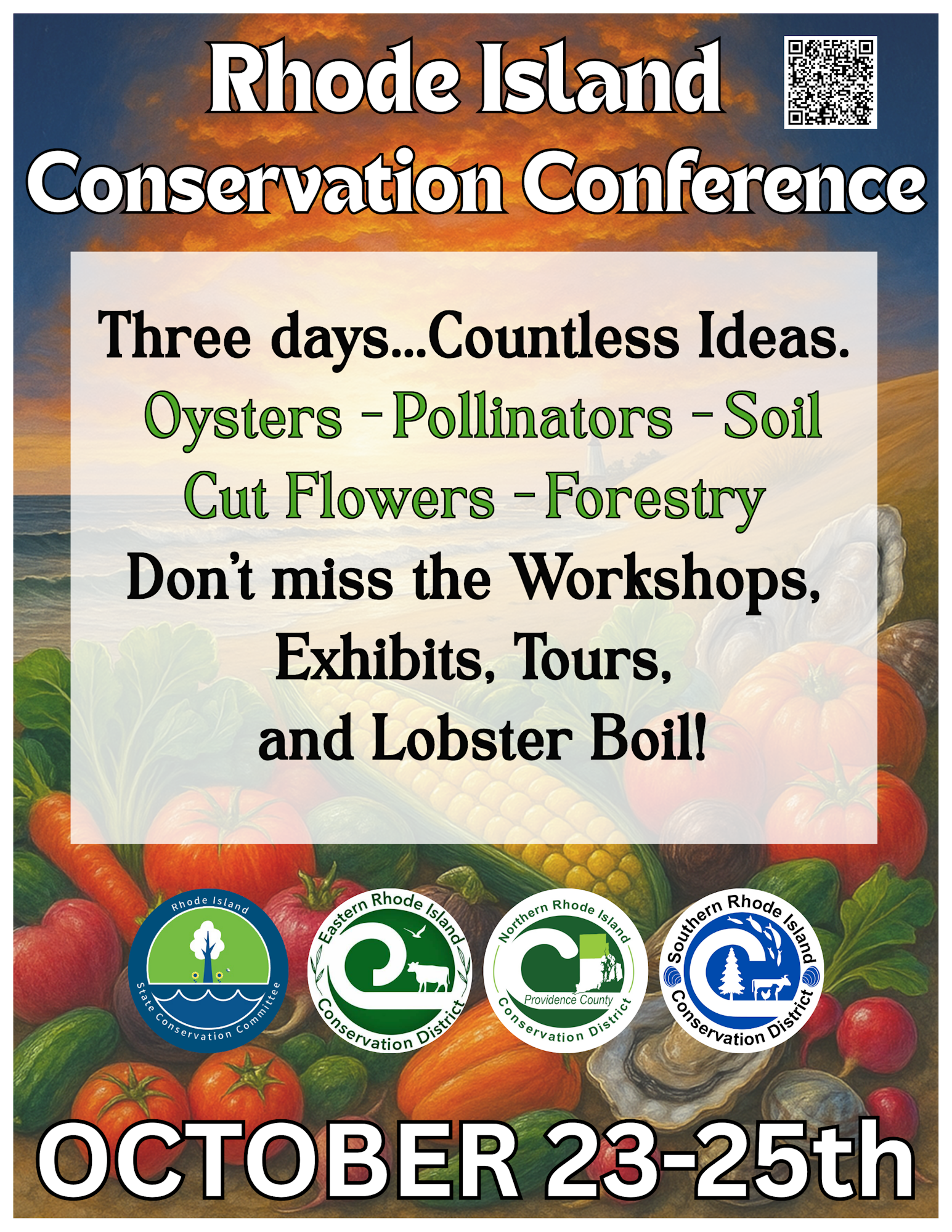 Flyer for Rhode Island Conservation Conference
