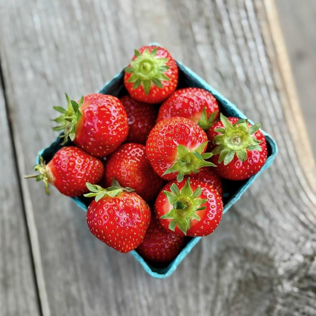 A pint of strawberries