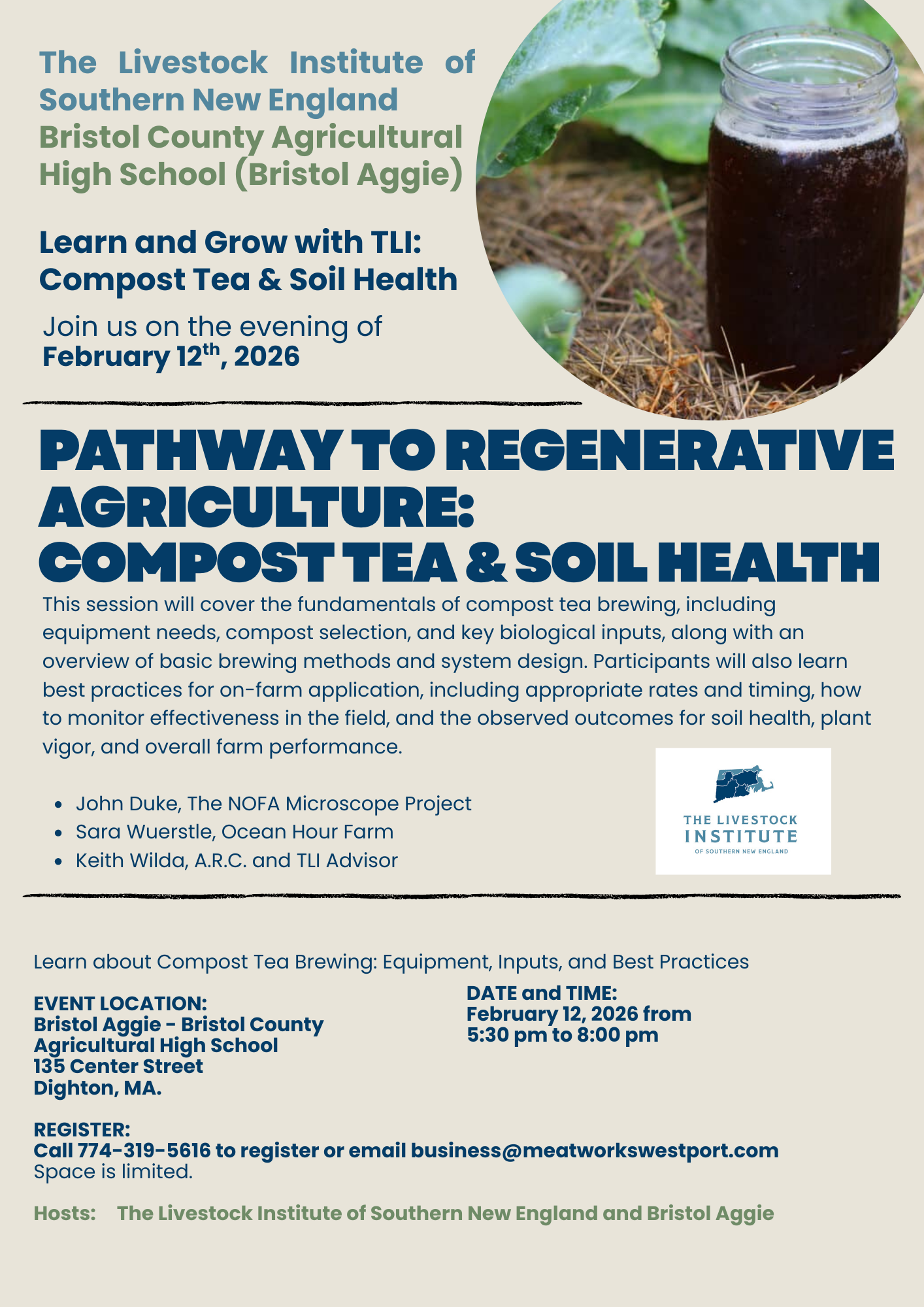 TLI Compost Tea Workshop Flyer