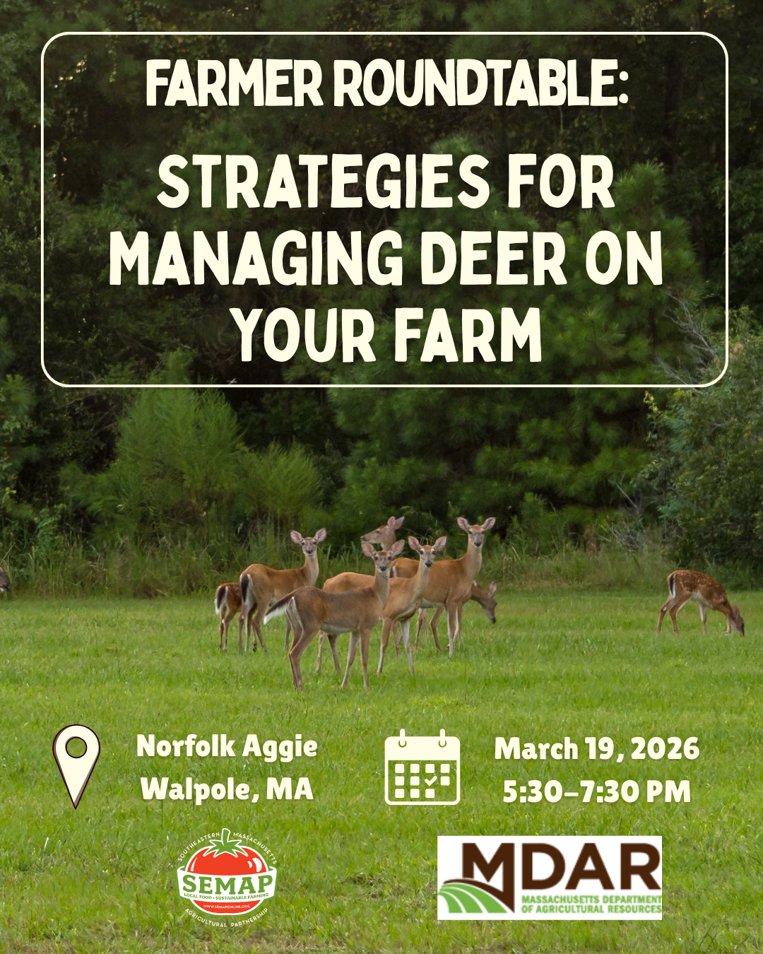 Deer roundtable flyer