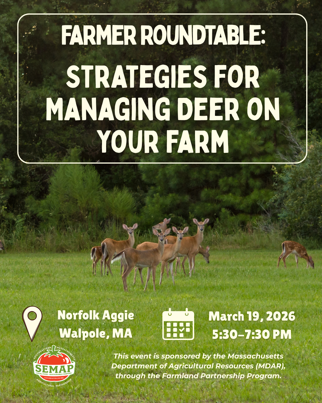Roundtable for deer management flyer