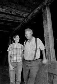 Black and White photo of Sue and Sam Shields