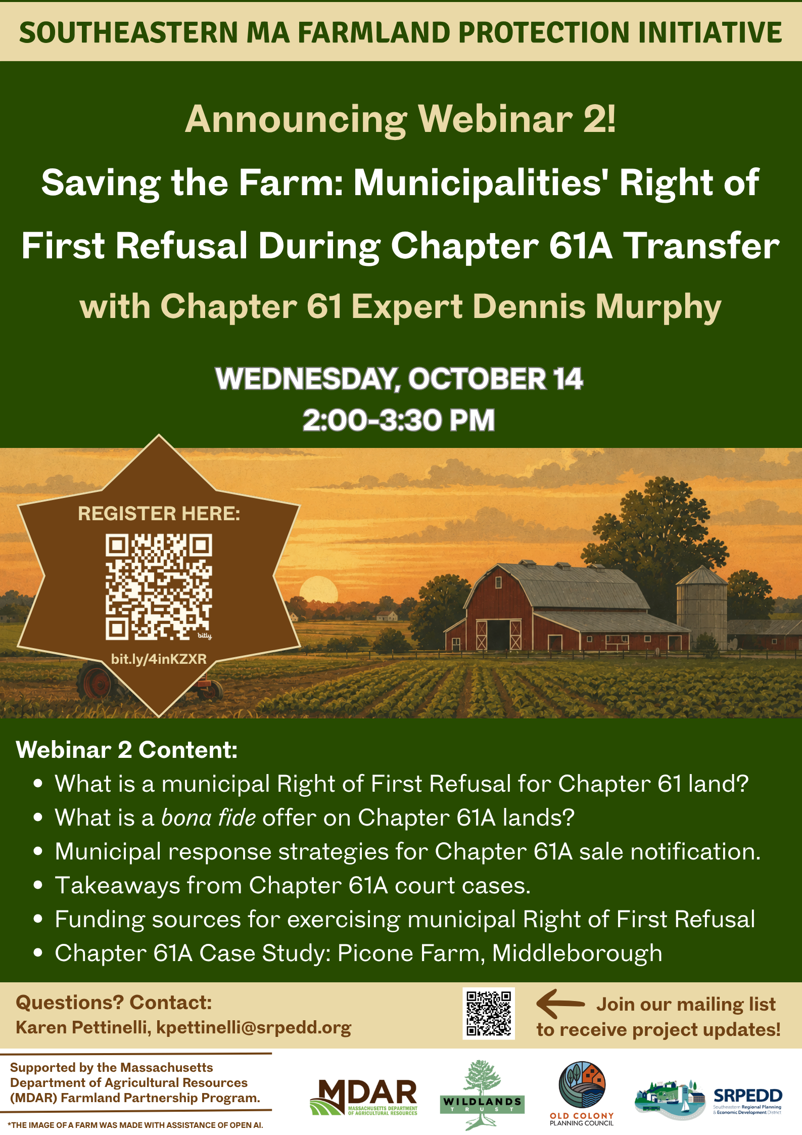 61A Webinar flyer